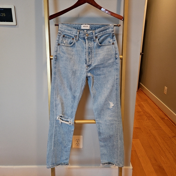Agolde High Rise Riley Jean, Size 24 - Picture 7 of 8